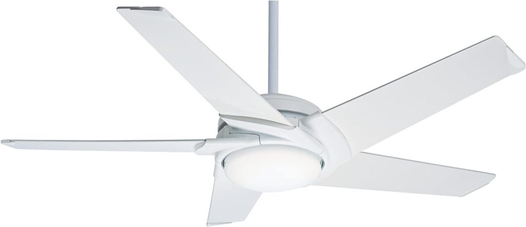 Hunter Fan Company 59165 Casablanca Stealth Indoor Ceiling Fan with LED Light and Remote Control White, 54-inch