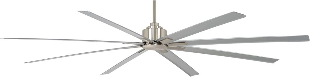 Minka-Aire F896-84-BNW, Xtreme H2O 84 Ceiling Fan, Brushed Nickel Wet Finish with Silver Blades