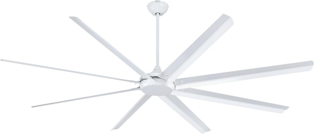 Westinghouse Lighting 7224800 Widespan Industrial Ceiling Fan with Remote, 100 Inch, Matte Black