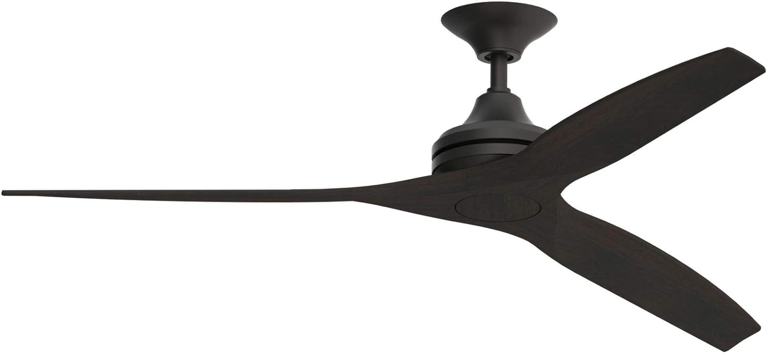 Fanimation FP6721BBL-60DWA Fanimation Spitfire-KIT Spitfire 60 3 Blade Indoor/Outdoor Ceiling Fan - Remote Control Included