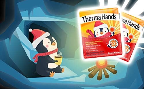 Hand Warmers - Premium (Size: 3.5 inch x 4 inch, Duration: 12+ Hours, Max Temp: 163 F) Air-Activated, Convenient, Safe, Natural, Odorless,  Long Lasting Hand Warmers