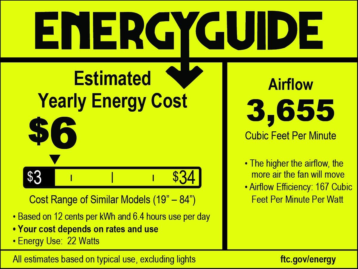 Matthews EK-BK-BK Eliza Outdoor/Indoor Wet Location 56-Inch Ceiling Fan with Remote  Wall Control, 3 Blades, Matte Black